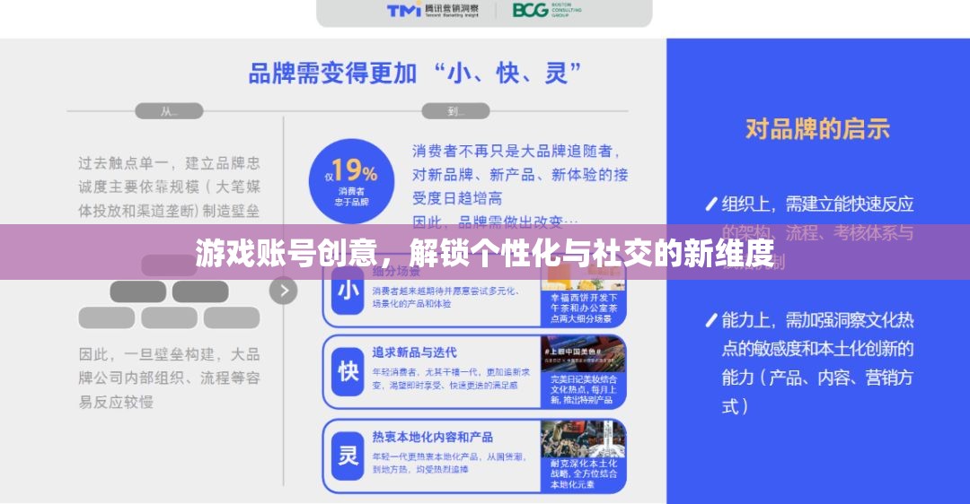 解鎖個(gè)性化與社交新維度，游戲賬號(hào)的創(chuàng)意設(shè)計(jì)