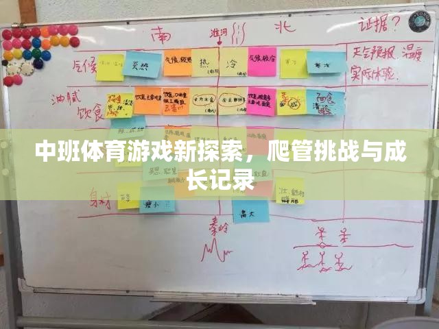 中班體育游戲新探索，爬管挑戰(zhàn)與成長記錄