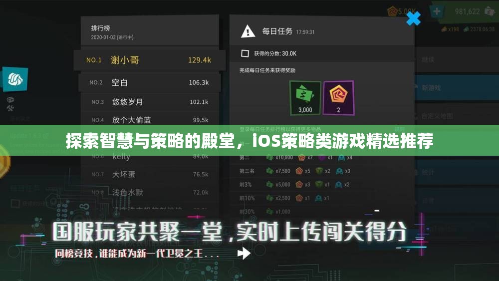 探索智慧與策略的殿堂，iOS策略類游戲精選推薦