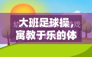 寓教于樂，大班足球操的創(chuàng)意體育游戲教案設計