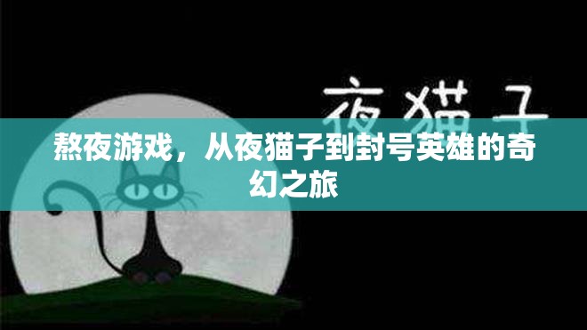 從夜貓子到封號英雄，熬夜游戲的奇幻之旅