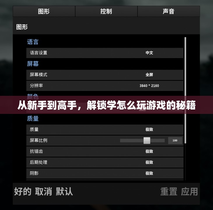 從菜鳥到高手，解鎖游戲?qū)W習(xí)的秘籍